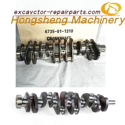 Vilebrequin 6735-01-1310 de moteur de PC200-6 PC200-7 S6D102