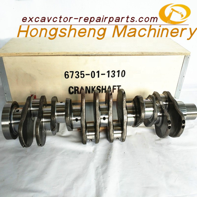 Vilebrequin 6735-01-1310 de moteur de PC200-6 PC200-7 S6D102