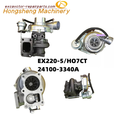 Moteur 24100-3340A de Turbocharger H07CT H07C-TD d'excavatrice d'Isuzu H07CT EX220-5