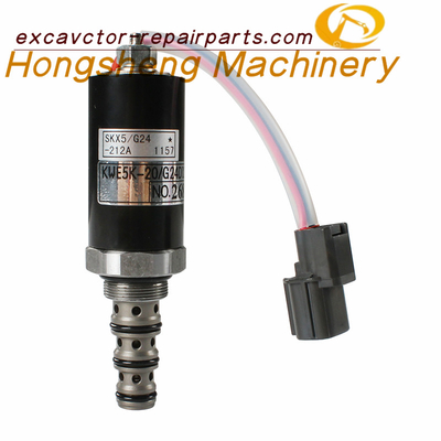 Pilote Solenoid Valve de Solenoid Valve SK200-6E d'excavatrice de G24D12A Kobelco