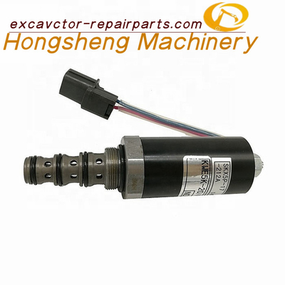 Vanne électromagnétique rotatoire de Kobelco SK100 SK120 G24Y12A YN35V00005F2