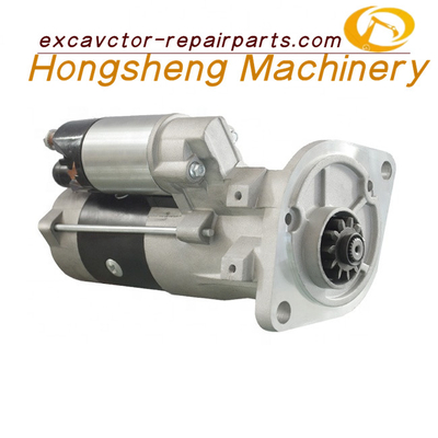 excavatrice Starter Motor Kobelco SK200-6 HD820 Isuzu 6D34 M8T87171 de 24V 11T 5.5KW